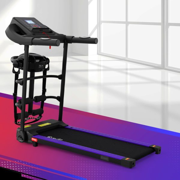 Everfit Treadmill Electric Home Gym Fitness Exercise Machine w/ Massager 400mm - Image 5