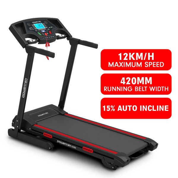 Powertrain K200 Electric Treadmill Folding Home Gym Running  Machine - Image 2