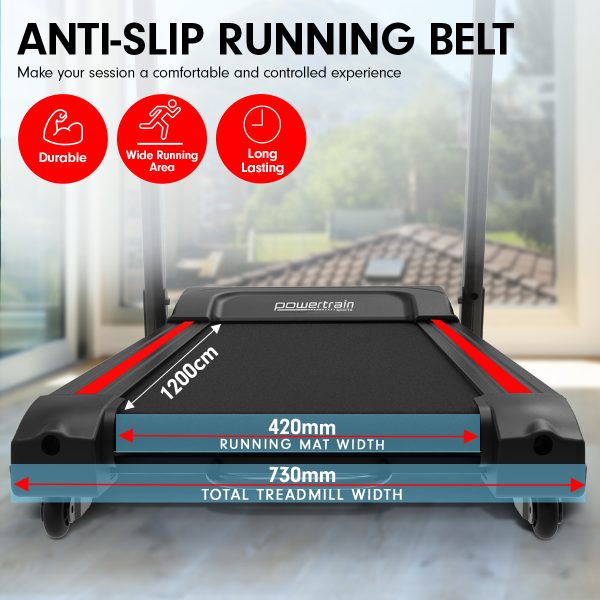 Powertrain K200 Electric Treadmill Folding Home Gym Running  Machine - Image 11